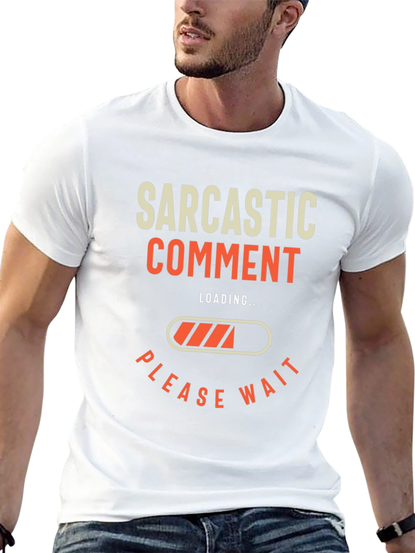 Sarcastic Comment Loading T-Shirt - Funny Graphic Tee