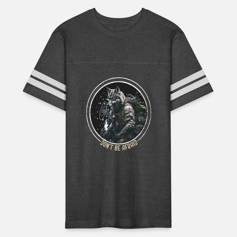 Armed wolf with the ferry do not be afraid