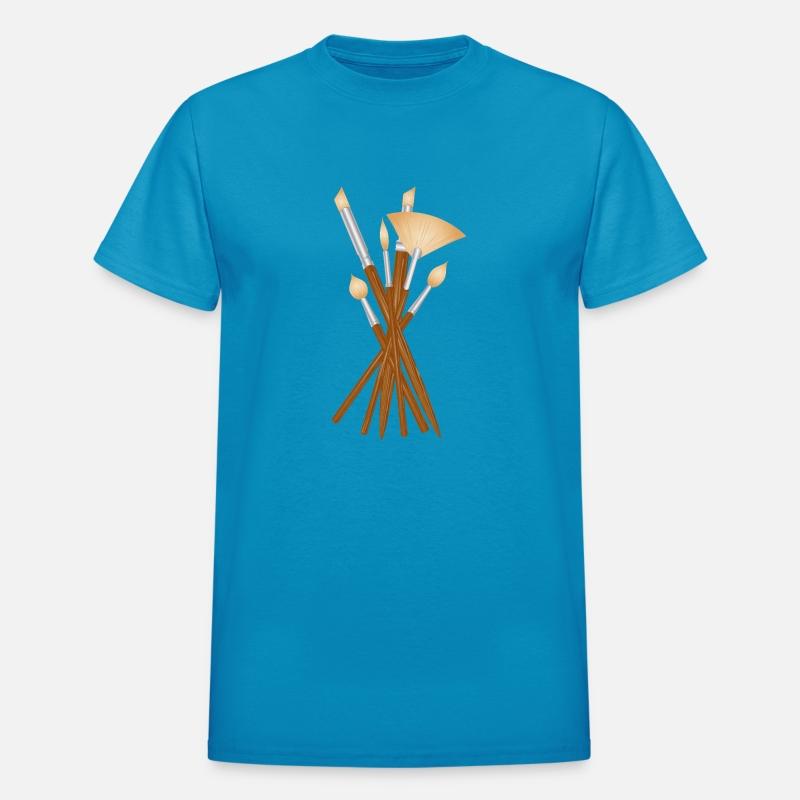 Artist brush set in various shapes