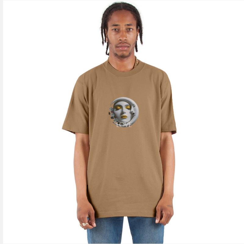 at the bottom of the photograph the name love