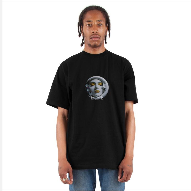 at the bottom of the photograph the name love