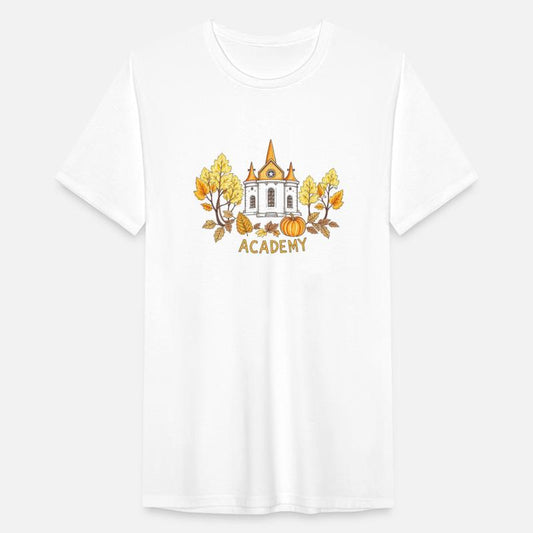 Autumn Academy with Pumpkin and Fall Leaves