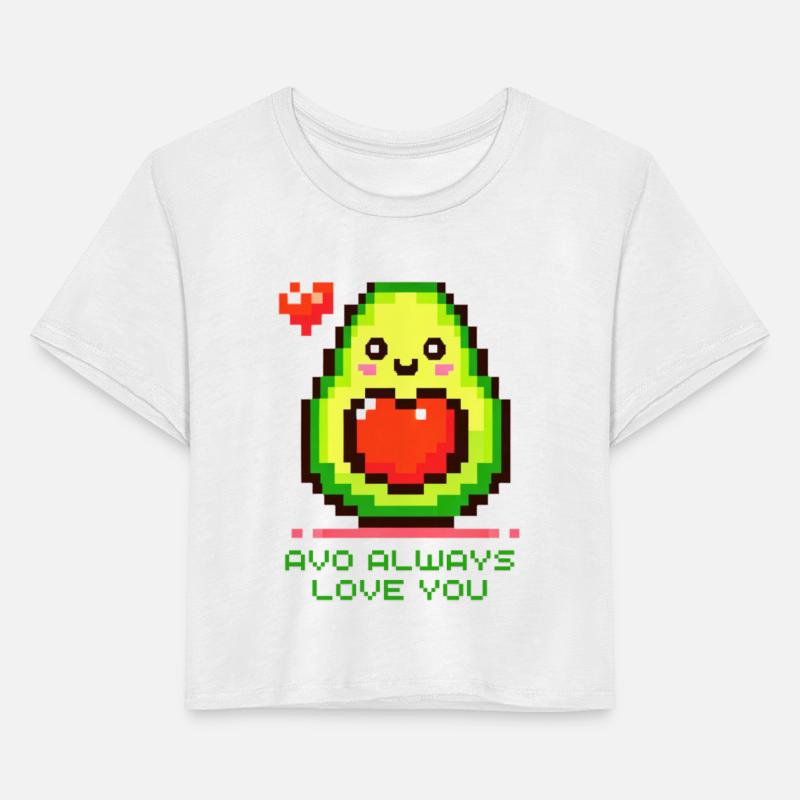Avo Always Love You - Cheerful Pixel Avocado