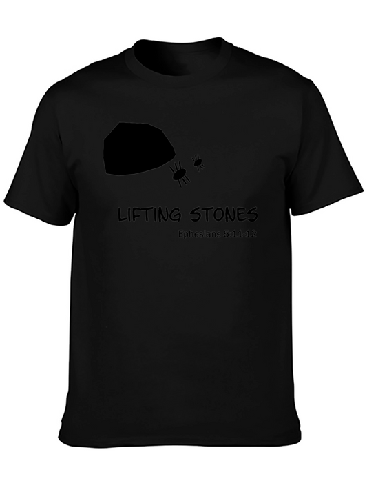 Lifting Stones Christian T-Shirt - Ephesians 5:11-12