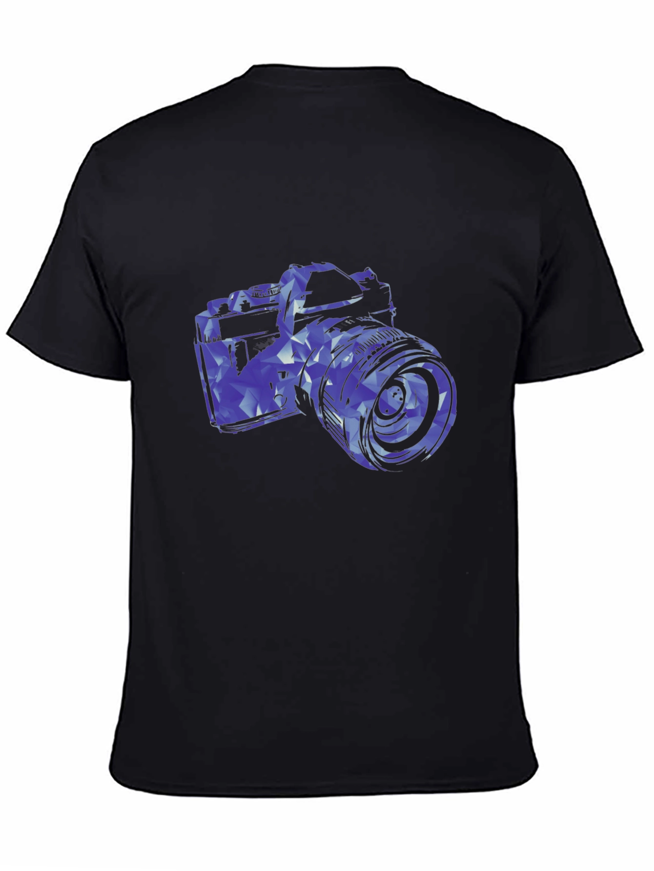 Geometric Camera Graphic T-Shirt