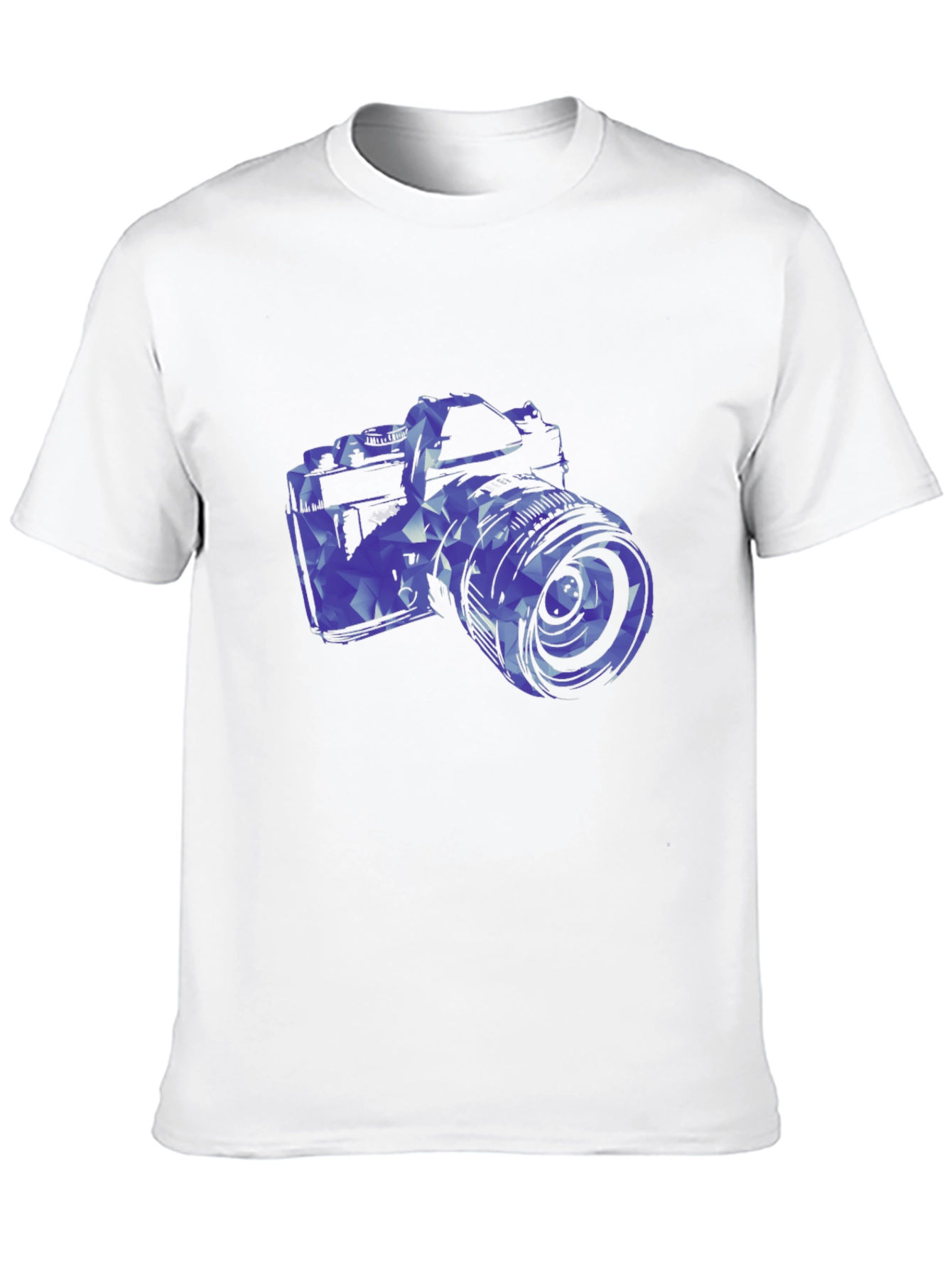 Geometric Camera Graphic T-Shirt