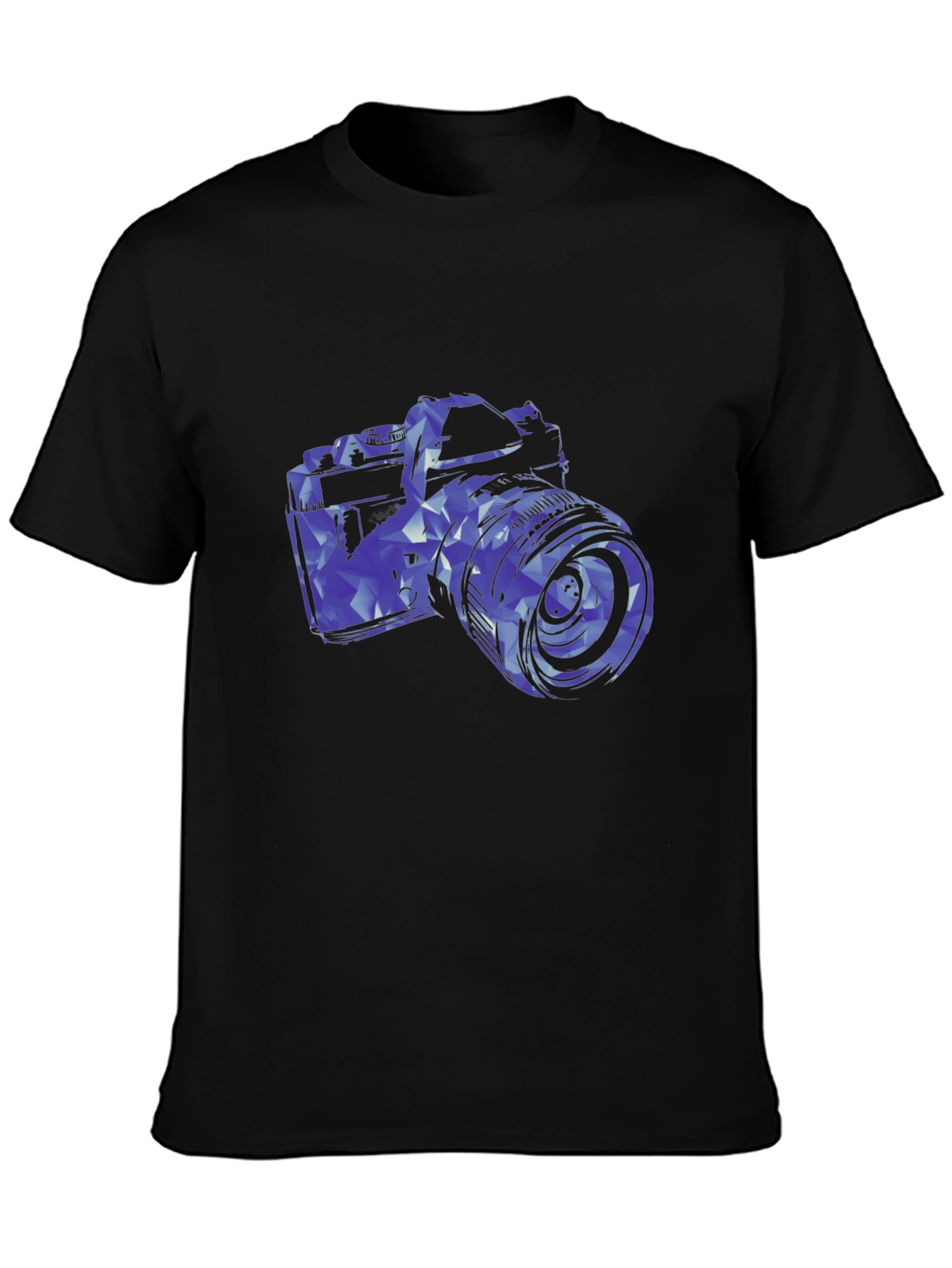 Geometric Camera Graphic T-Shirt