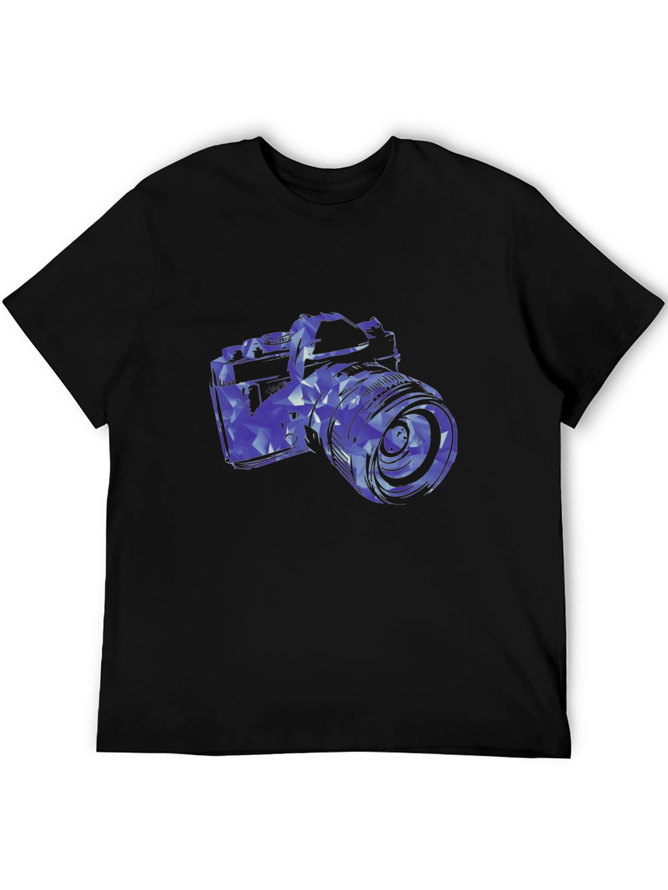 Geometric Camera Graphic T-Shirt