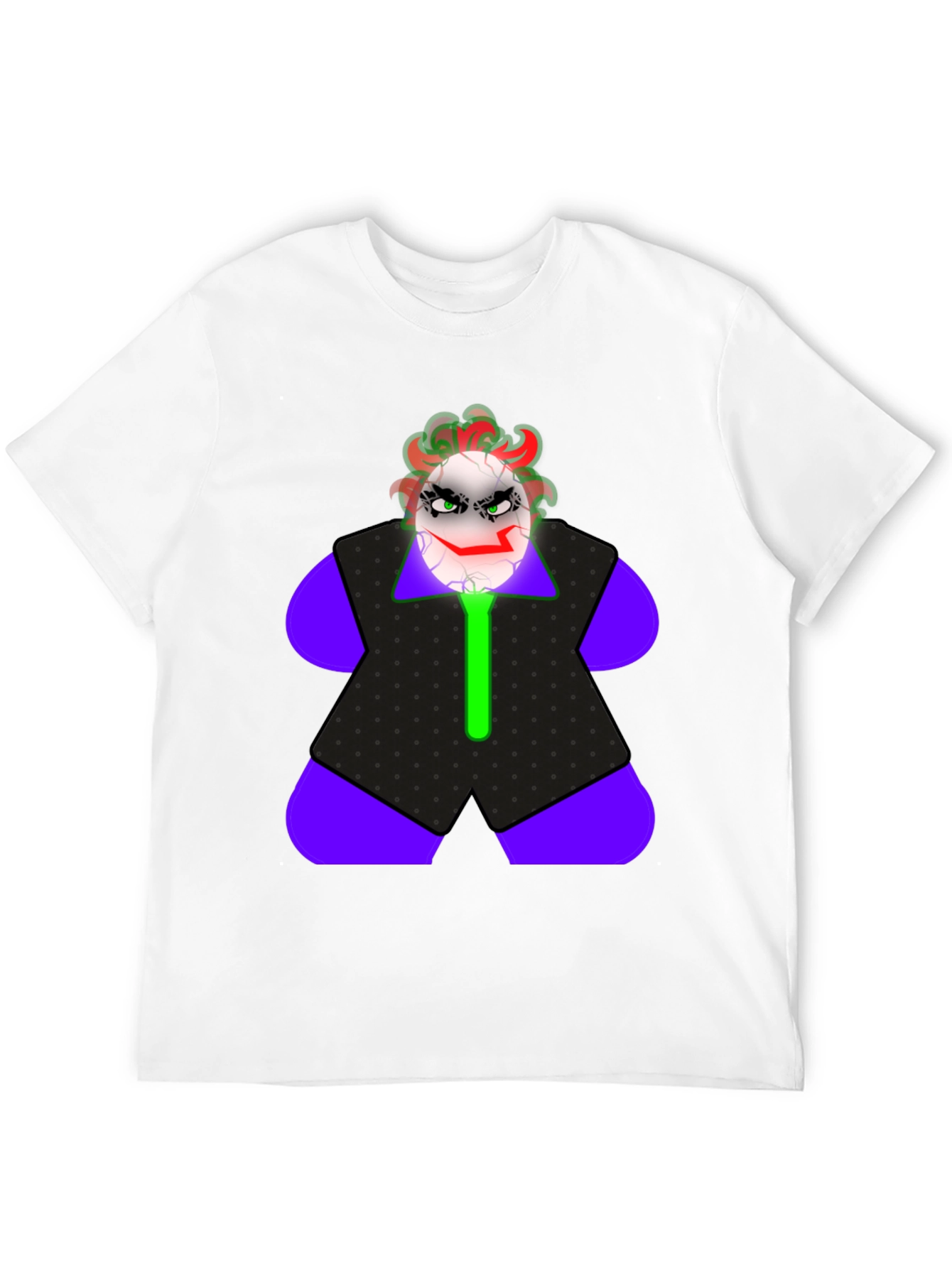 Joker Egg T-Shirt - Crazy Clown Graphic Tee