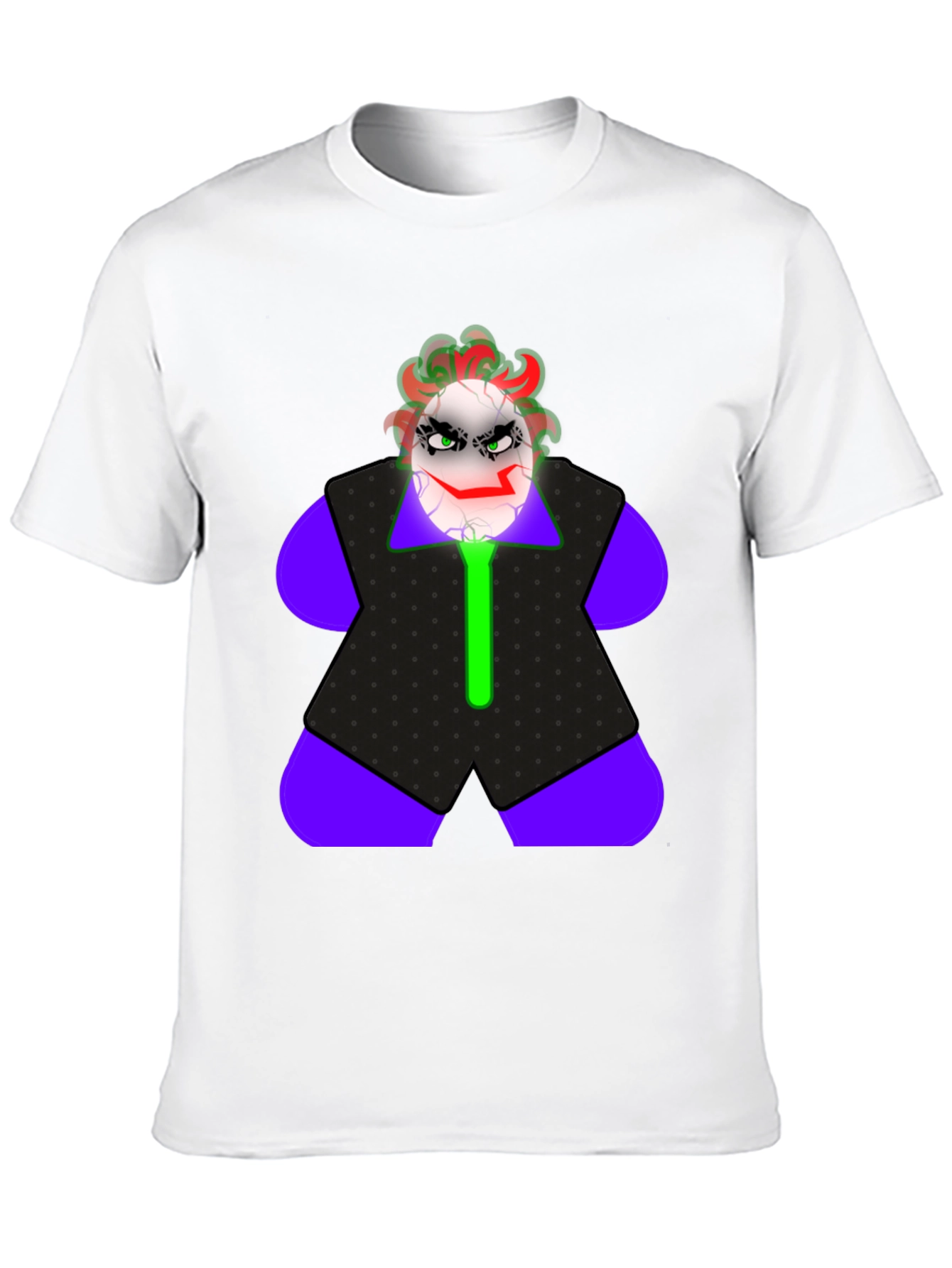 Joker Egg T-Shirt - Crazy Clown Graphic Tee