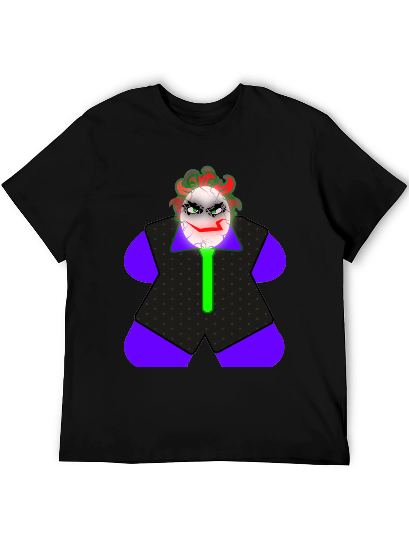 Joker Egg T-Shirt - Crazy Clown Graphic Tee