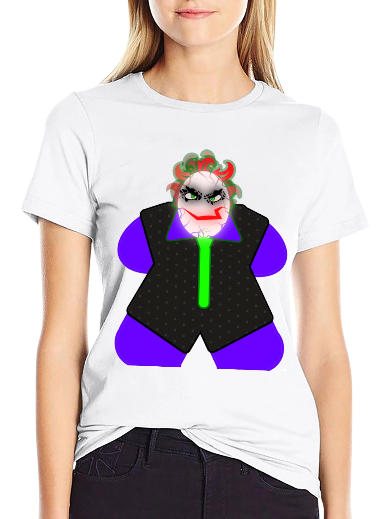 Joker Egg T-Shirt - Crazy Clown Graphic Tee