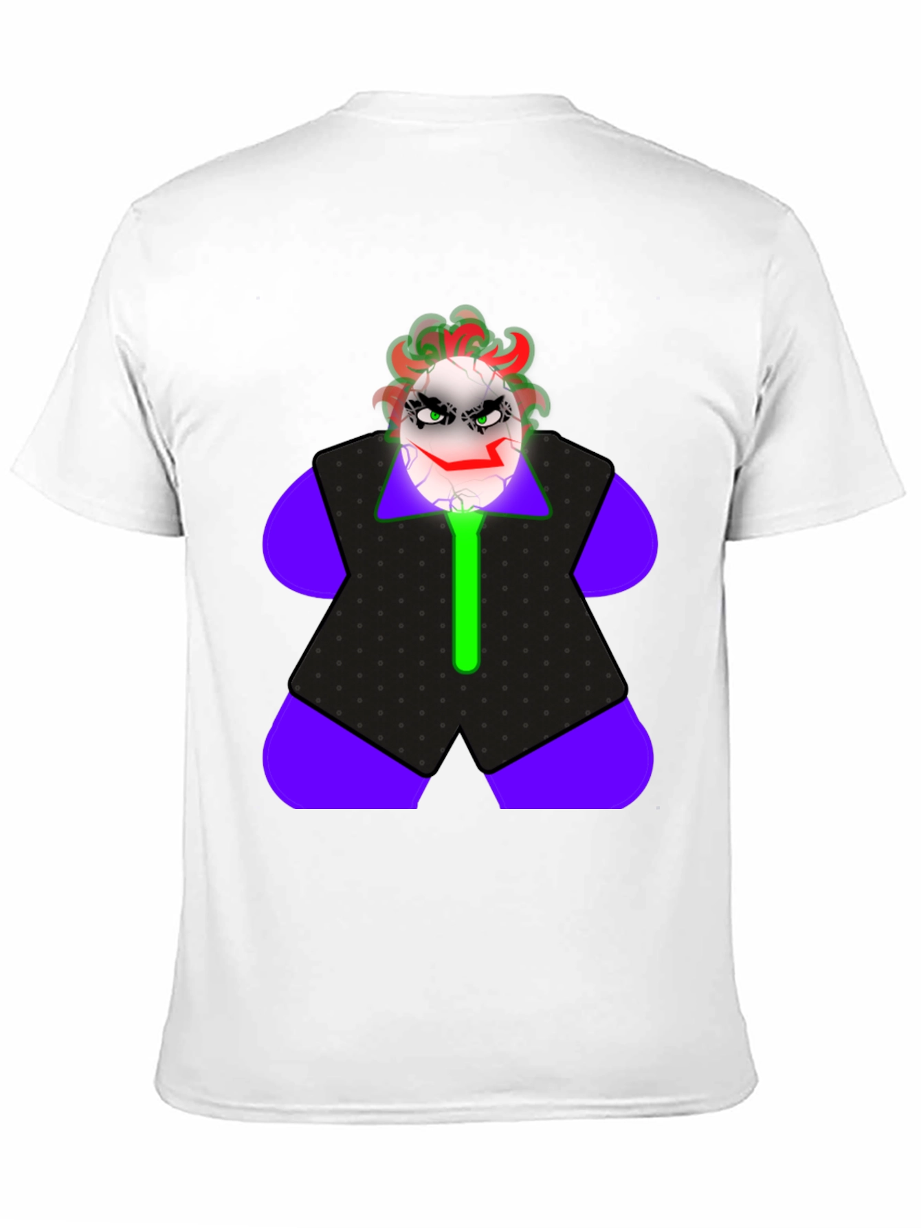 Joker Egg T-Shirt - Crazy Clown Graphic Tee