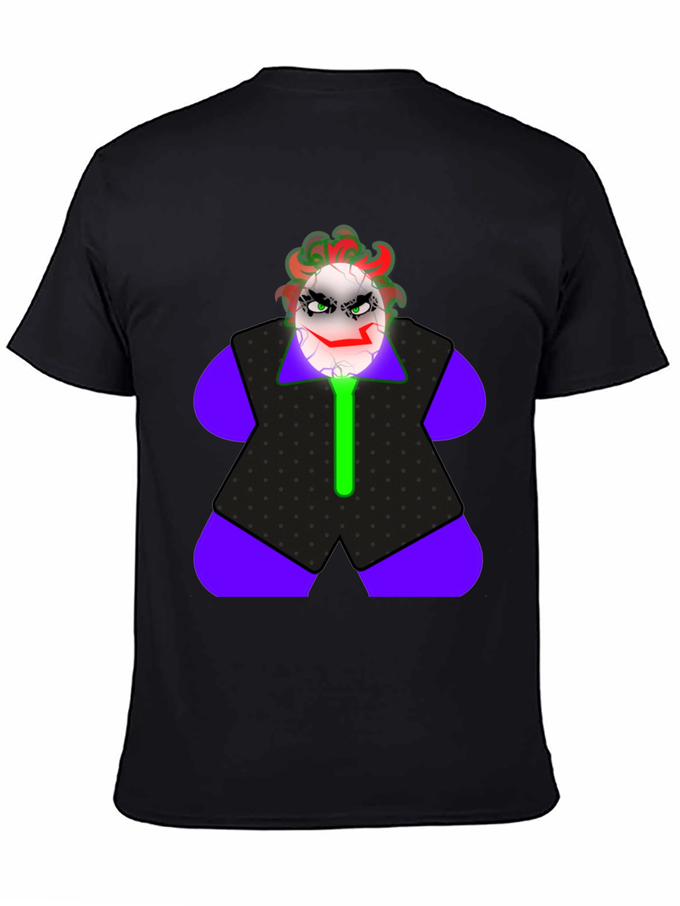 Joker Egg T-Shirt - Crazy Clown Graphic Tee