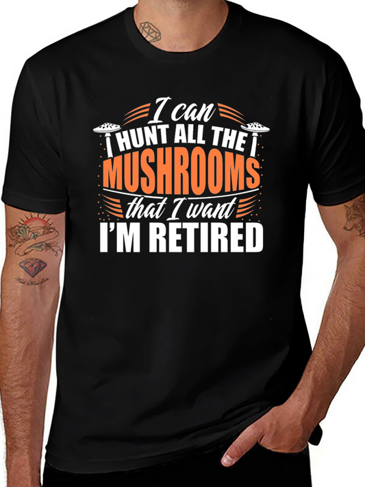 Funny Retired Mushroom Hunter T-Shirt