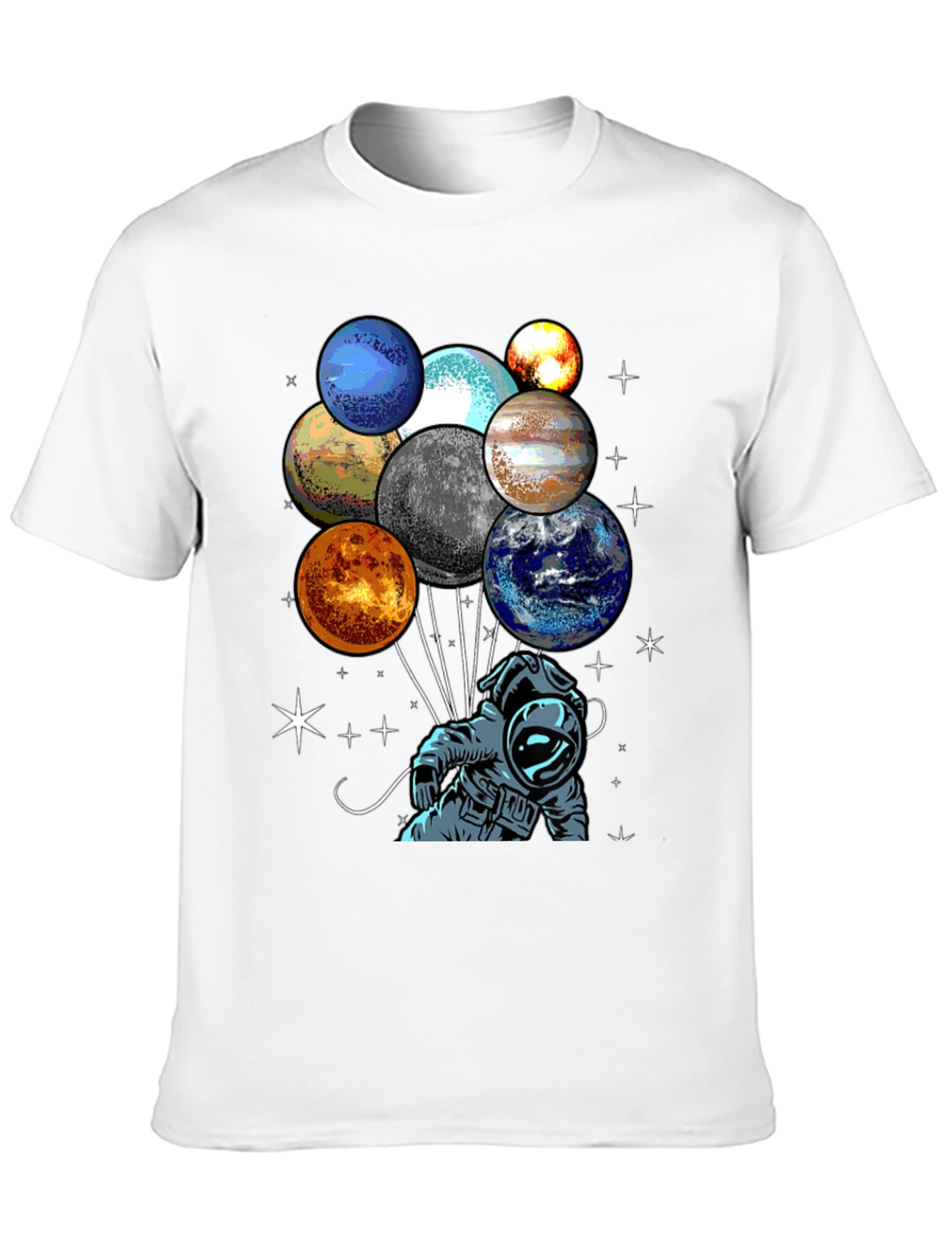 Astronaut Planets Graphic Tee
