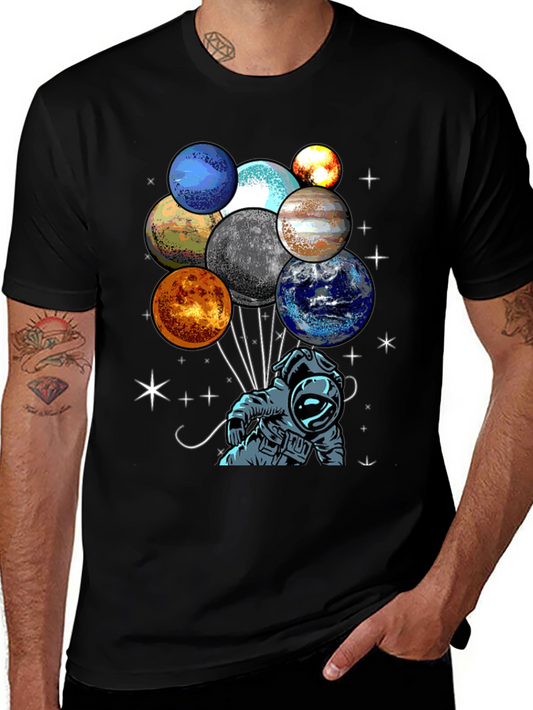 Astronaut Planets Graphic Tee
