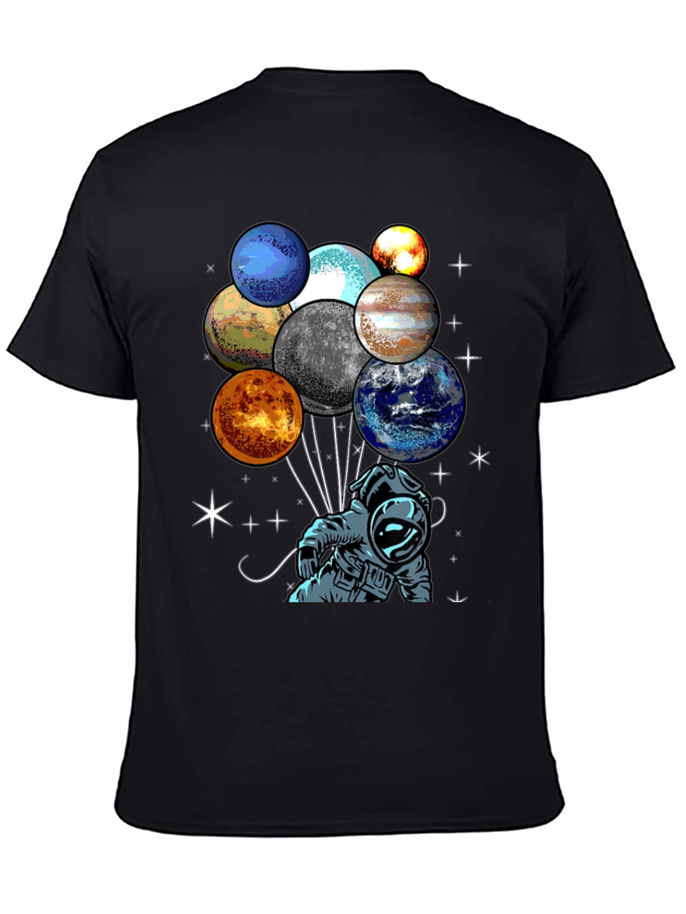 Astronaut Planets Graphic Tee