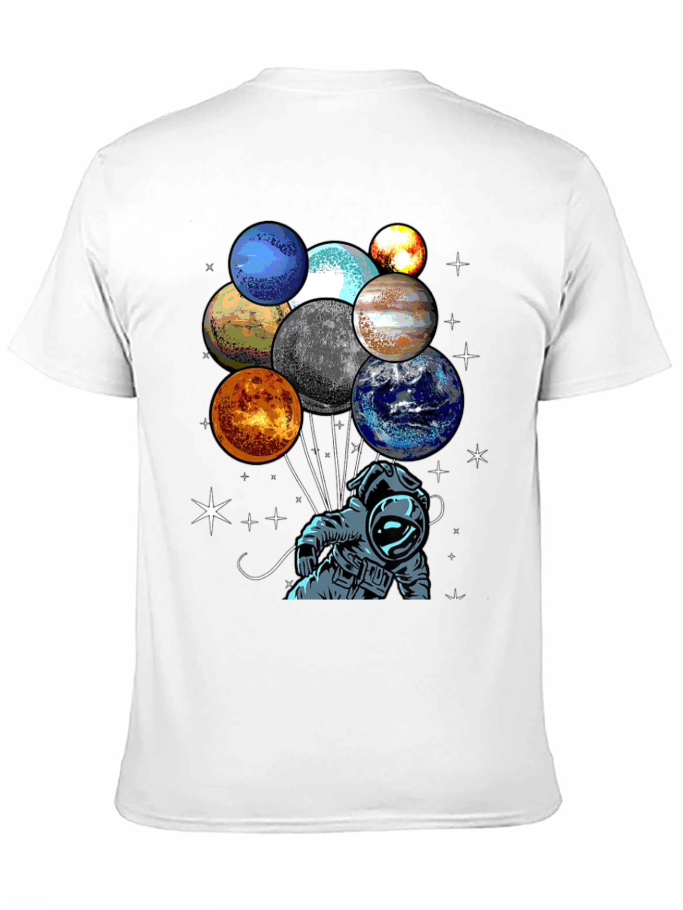 Astronaut Planets Graphic Tee