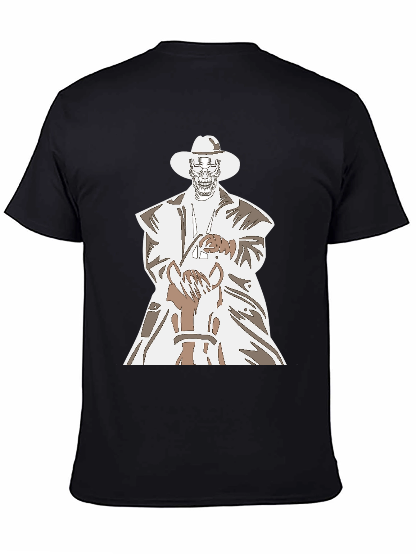 Grim Cowboy T-Shirt - Skeleton Rider Graphic Tee