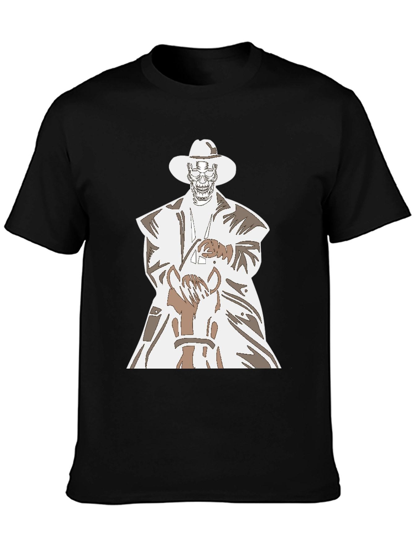 Grim Cowboy T-Shirt - Skeleton Rider Graphic Tee