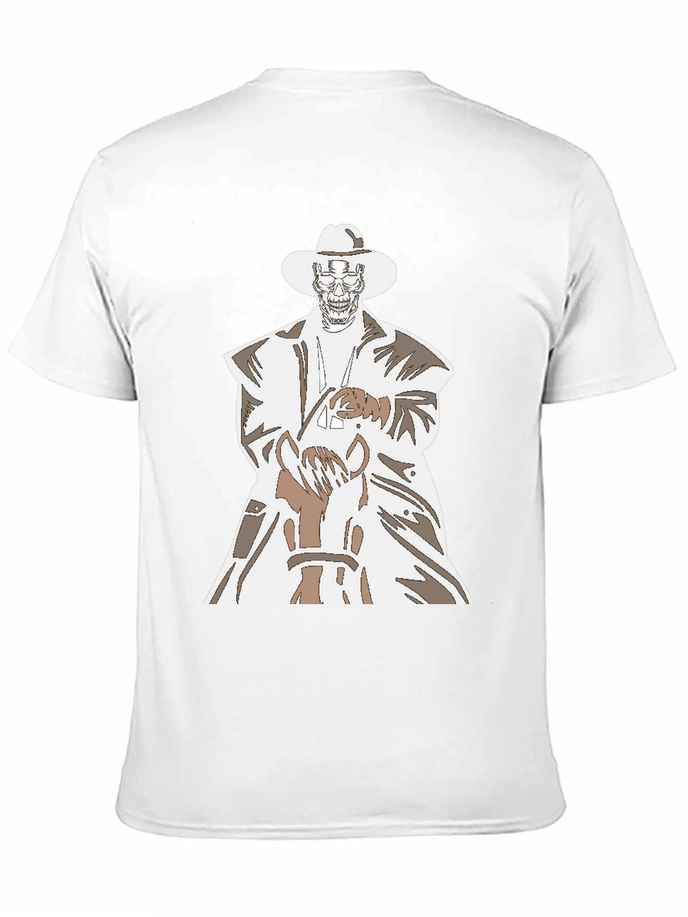 Grim Cowboy T-Shirt - Skeleton Rider Graphic Tee