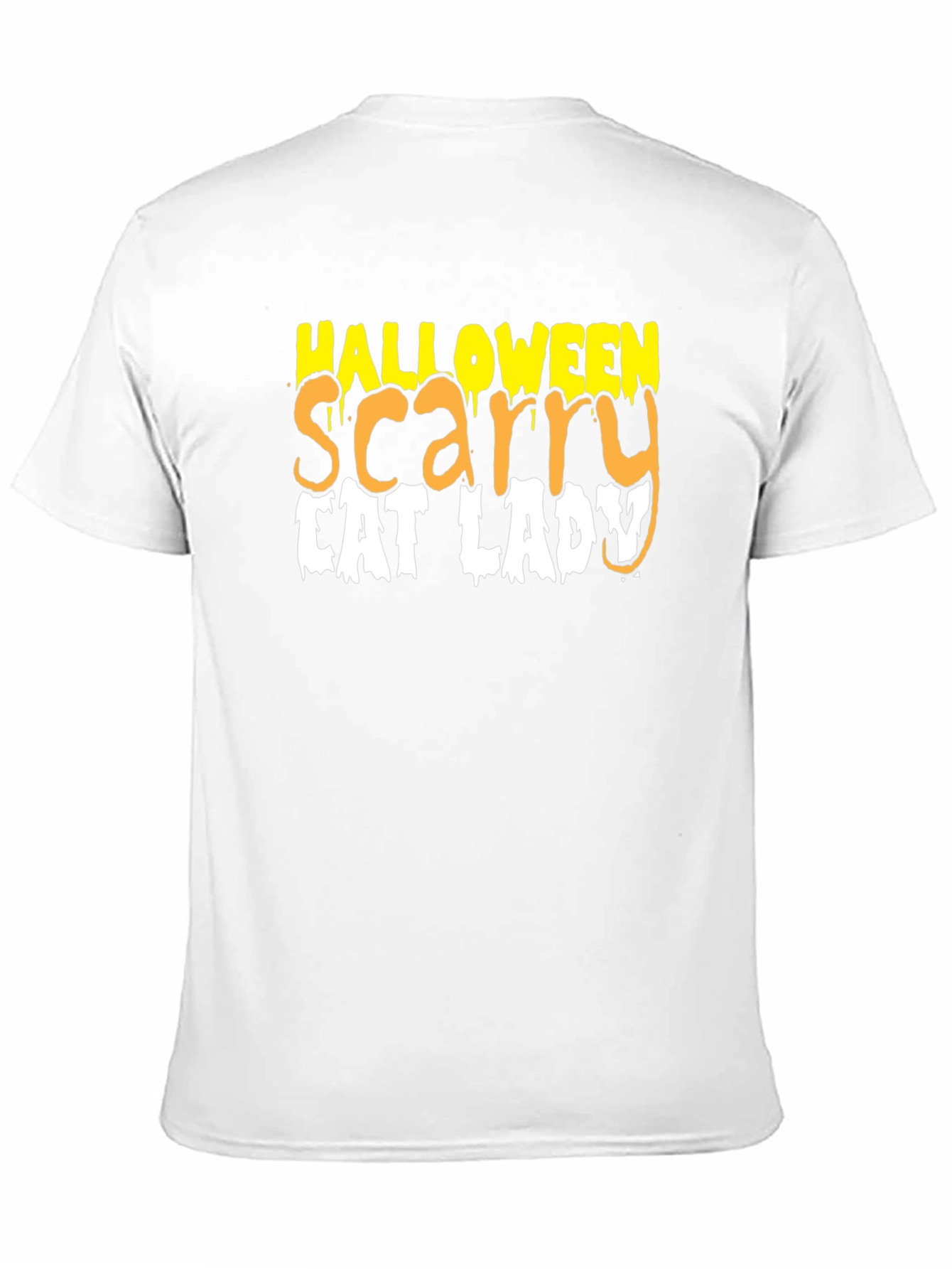 Halloween Scary Cat Lady T-Shirt