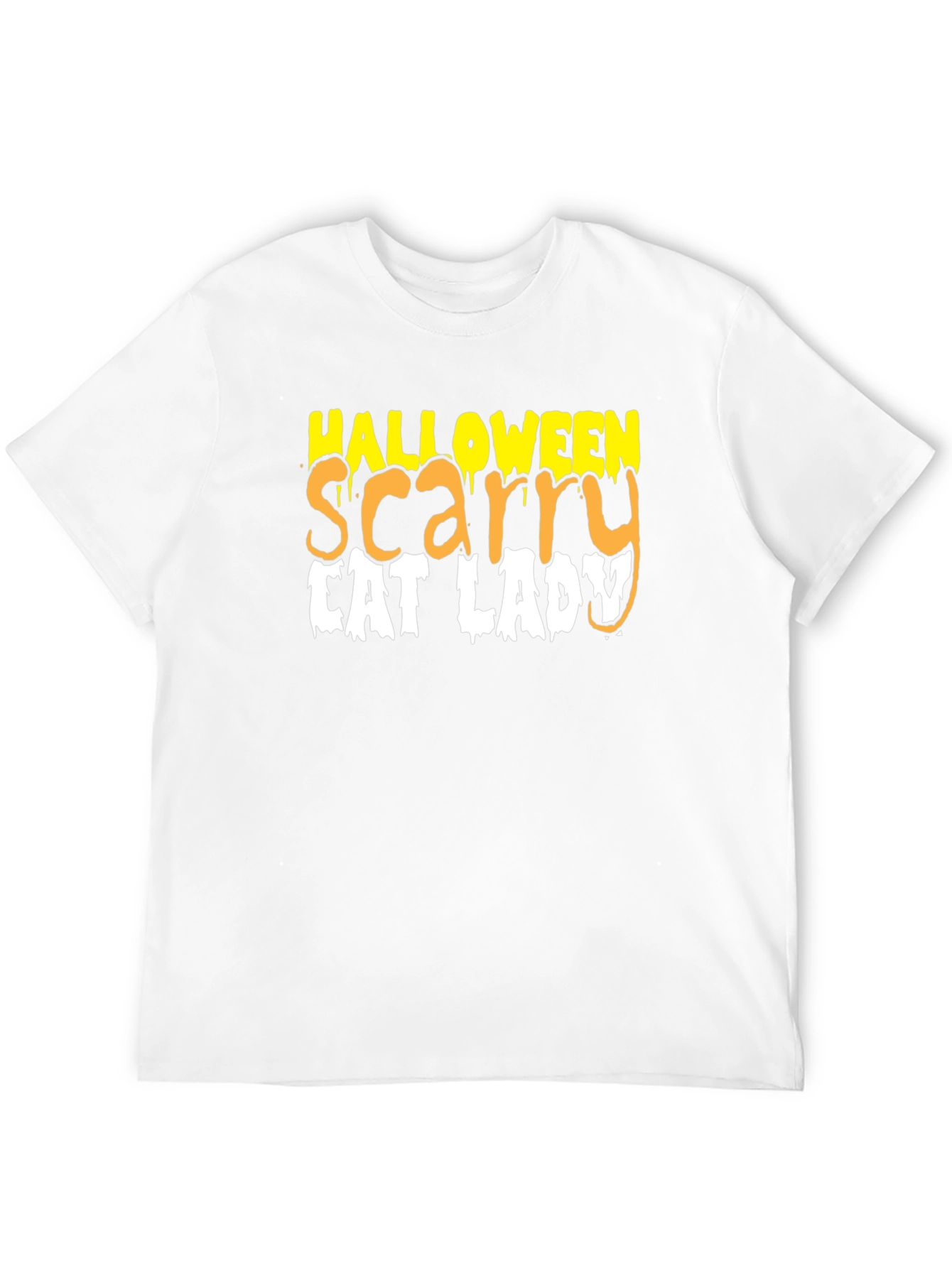 Halloween Scary Cat Lady T-Shirt