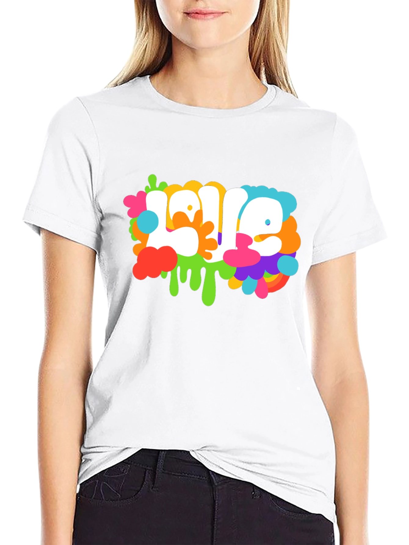 Colorful Love Graphic Tee