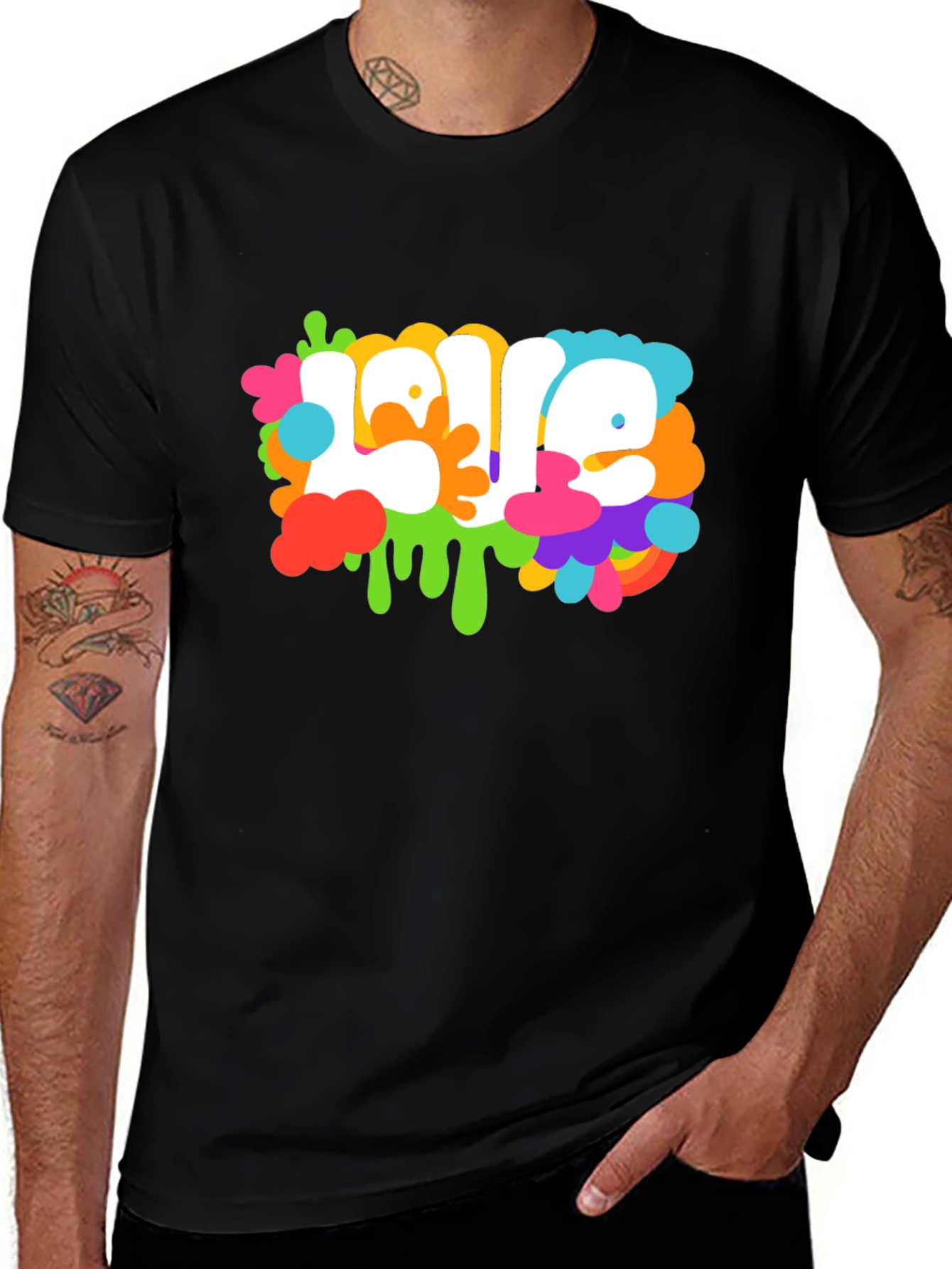 Colorful Love Graphic Tee