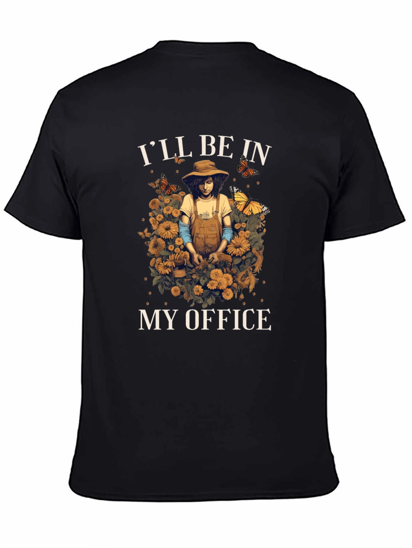 Gardeners Office T-Shirt - Floral Gardening Tee