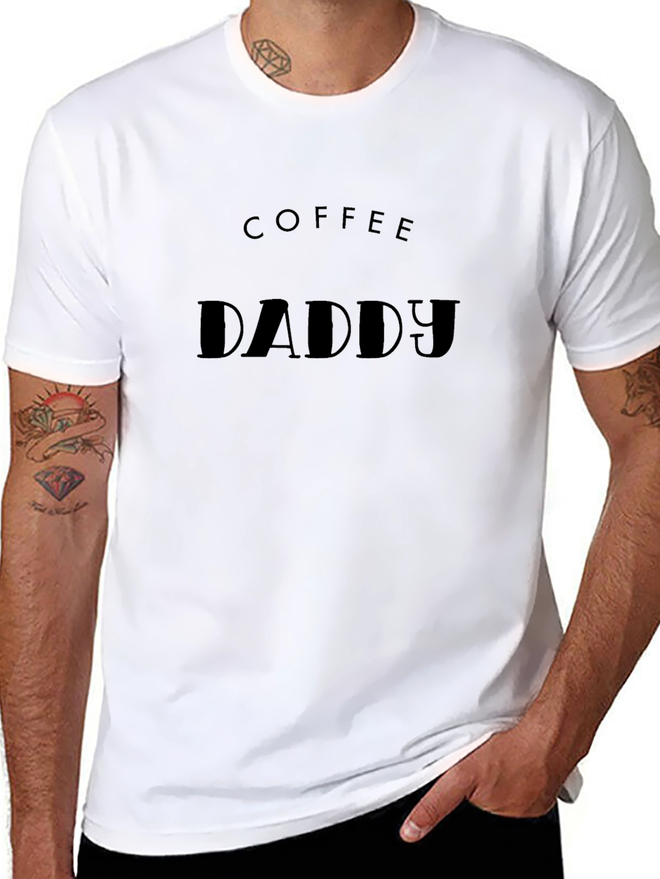 Coffee Daddy Graphic Tee - Black