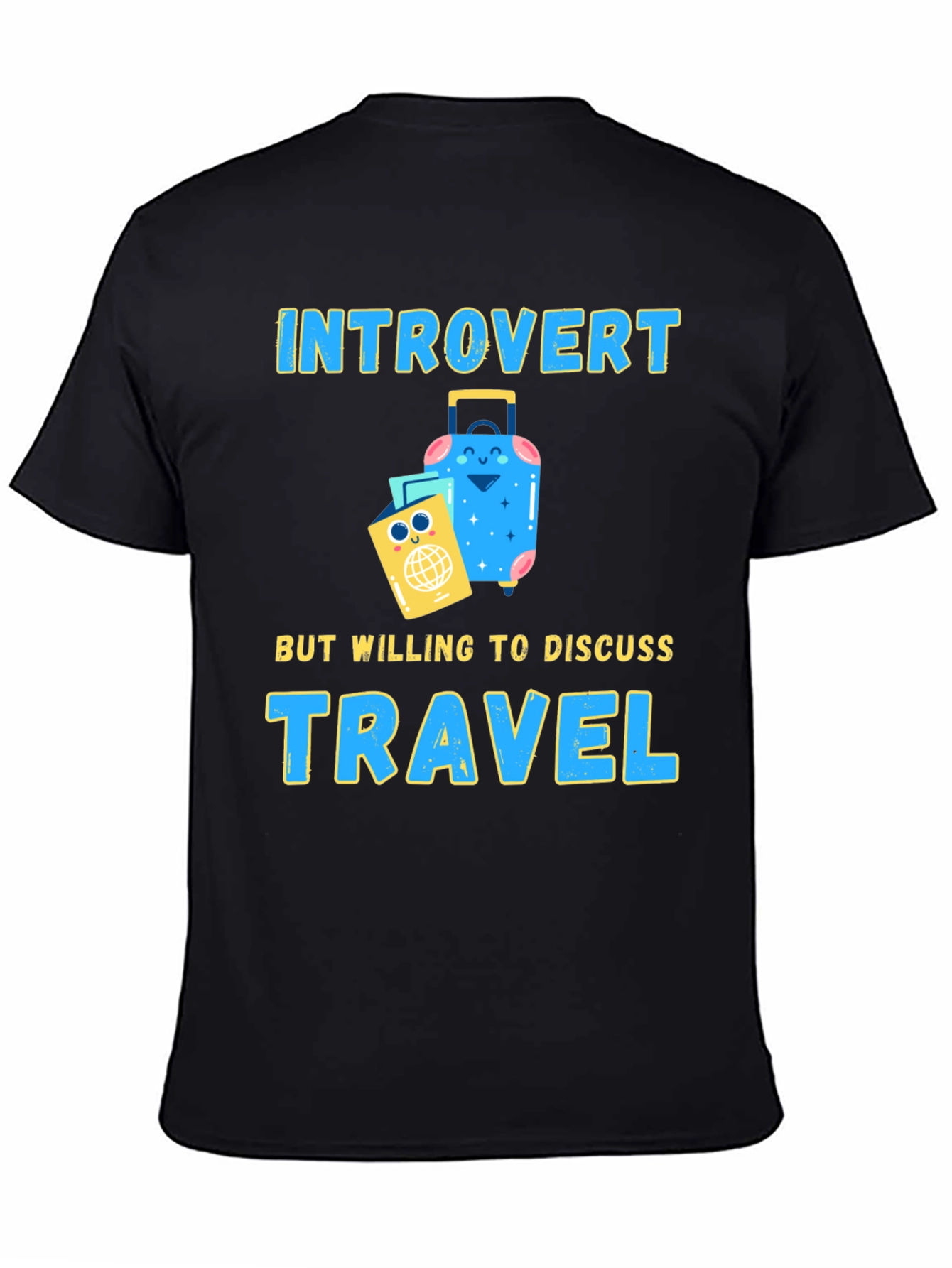 Introvert Travel T-Shirt: Discuss Travel!