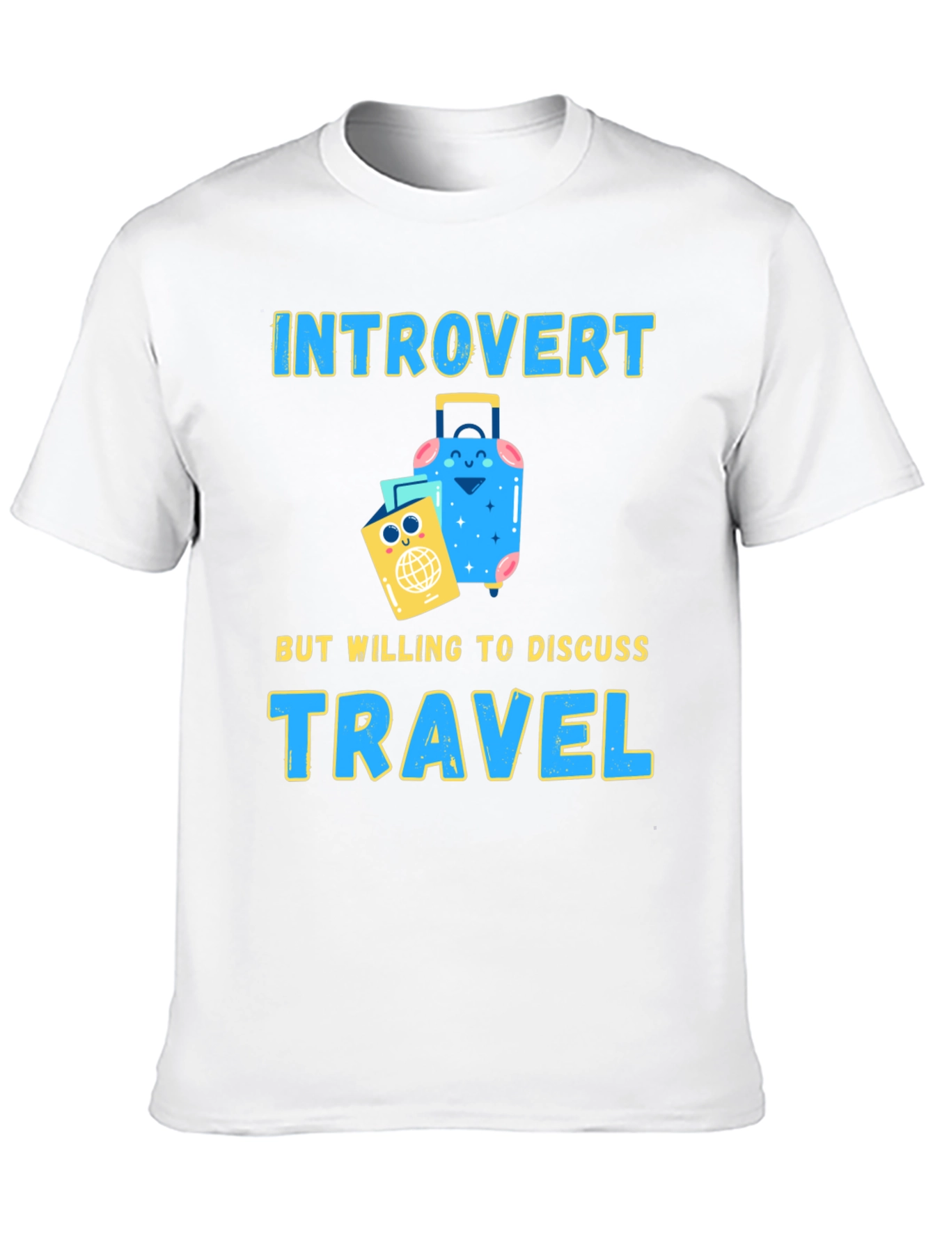 Introvert Travel T-Shirt: Discuss Travel!