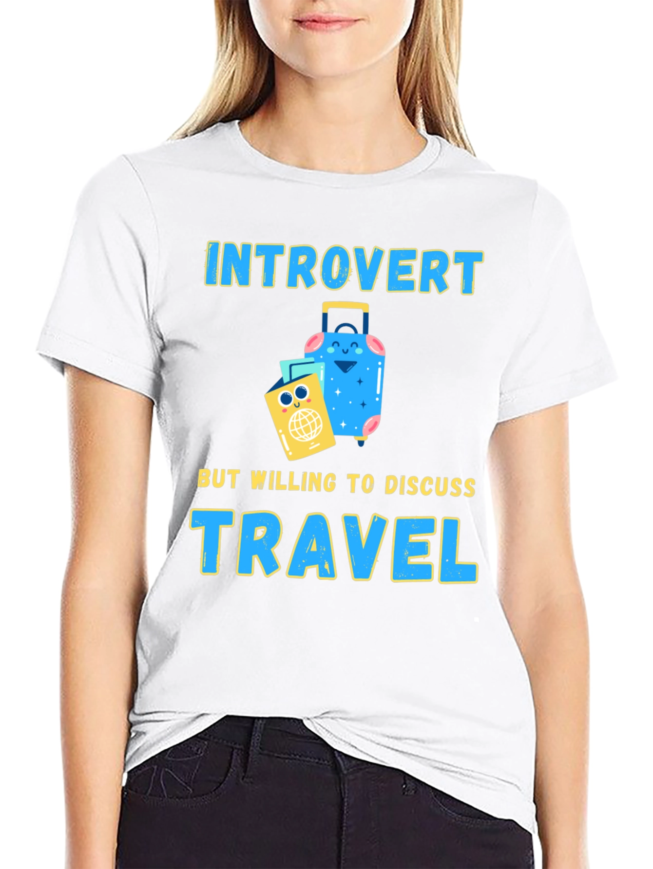 Introvert Travel T-Shirt: Discuss Travel!