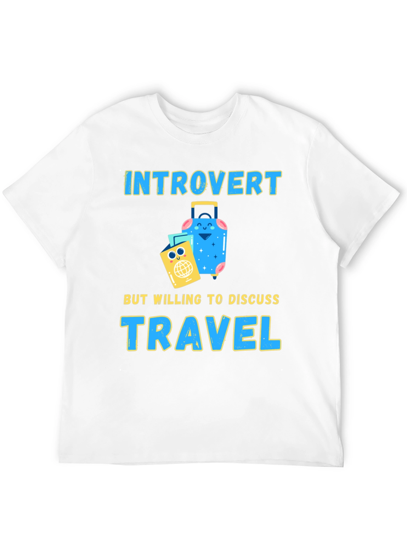 Introvert Travel T-Shirt: Discuss Travel!