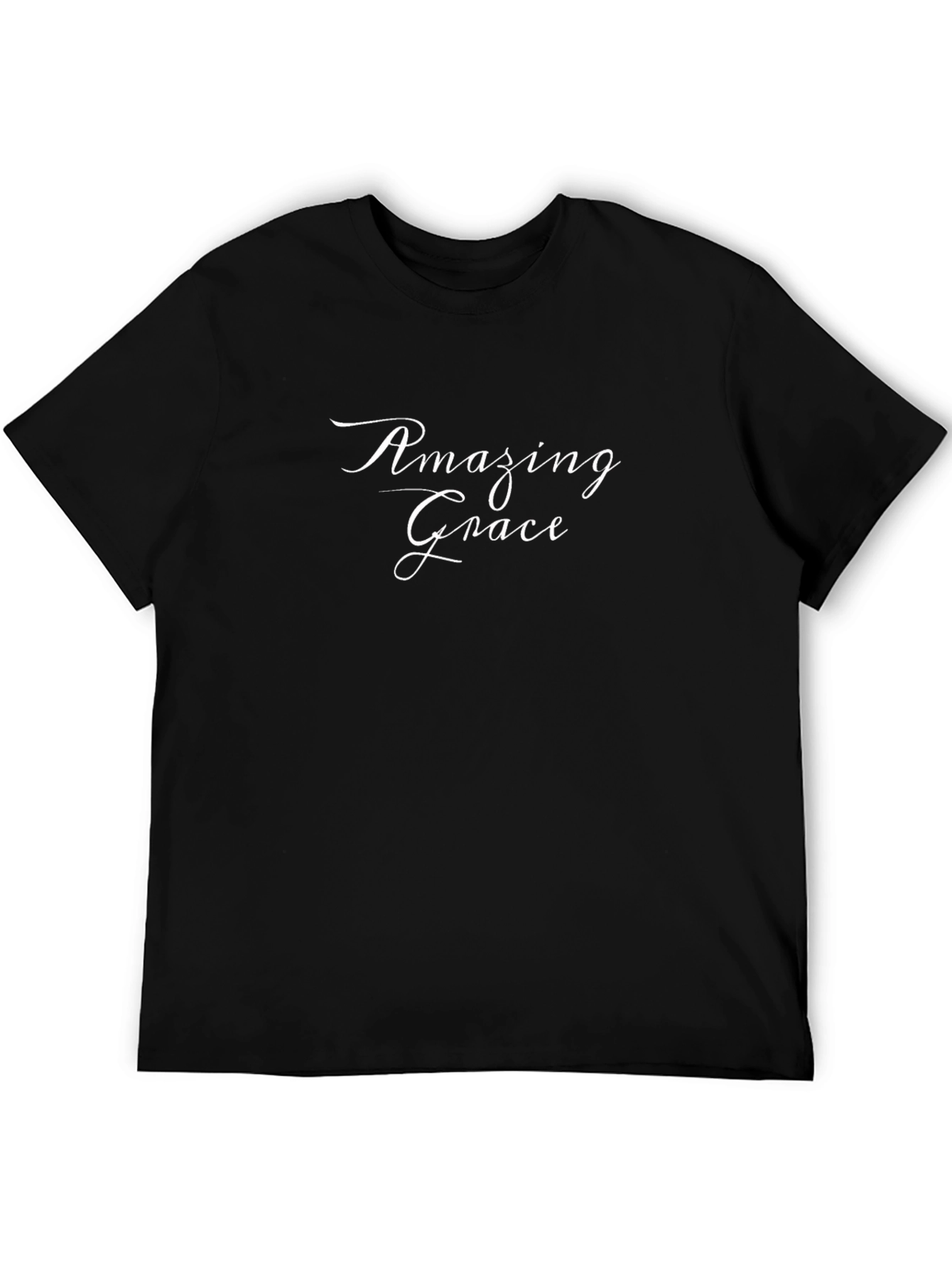 Amazing Grace Black T-Shirt - Christian Apparel