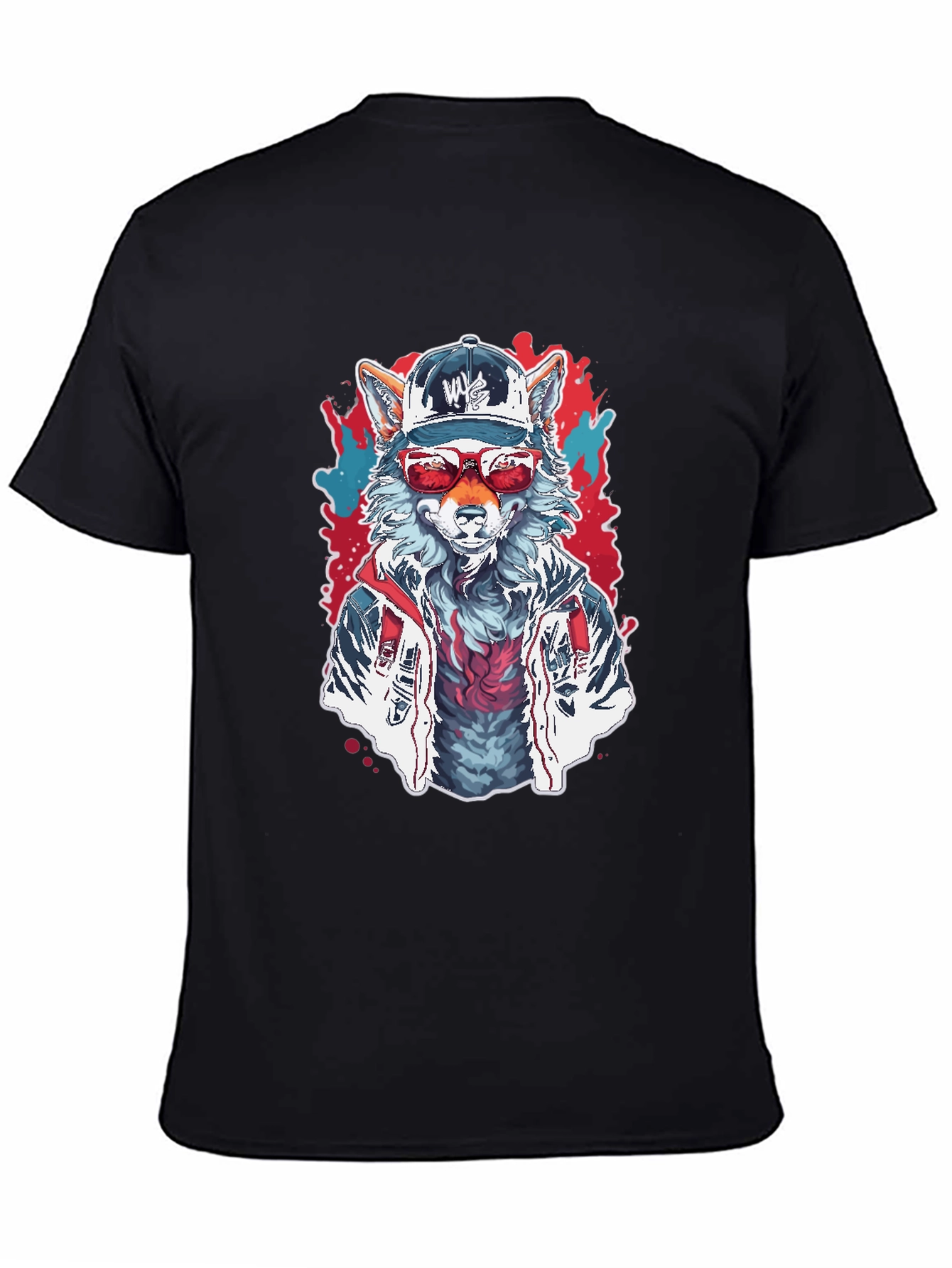 Cool Wolf Graphic Tee - Street Style