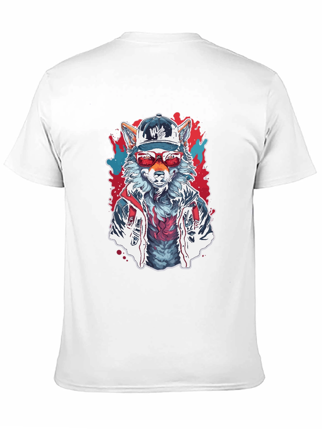 Cool Wolf Graphic Tee - Street Style