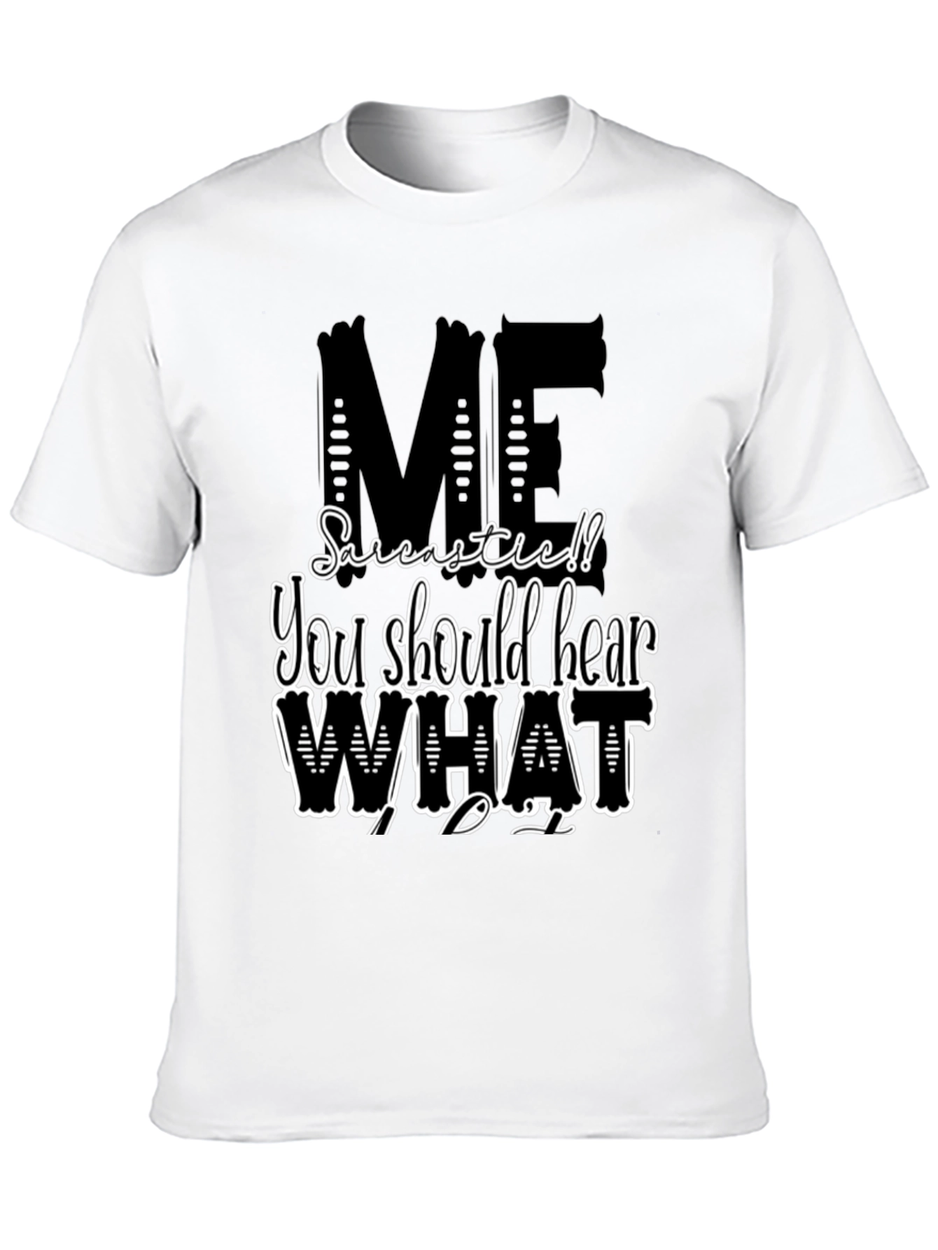 Sarcastic Me T-Shirt - Black