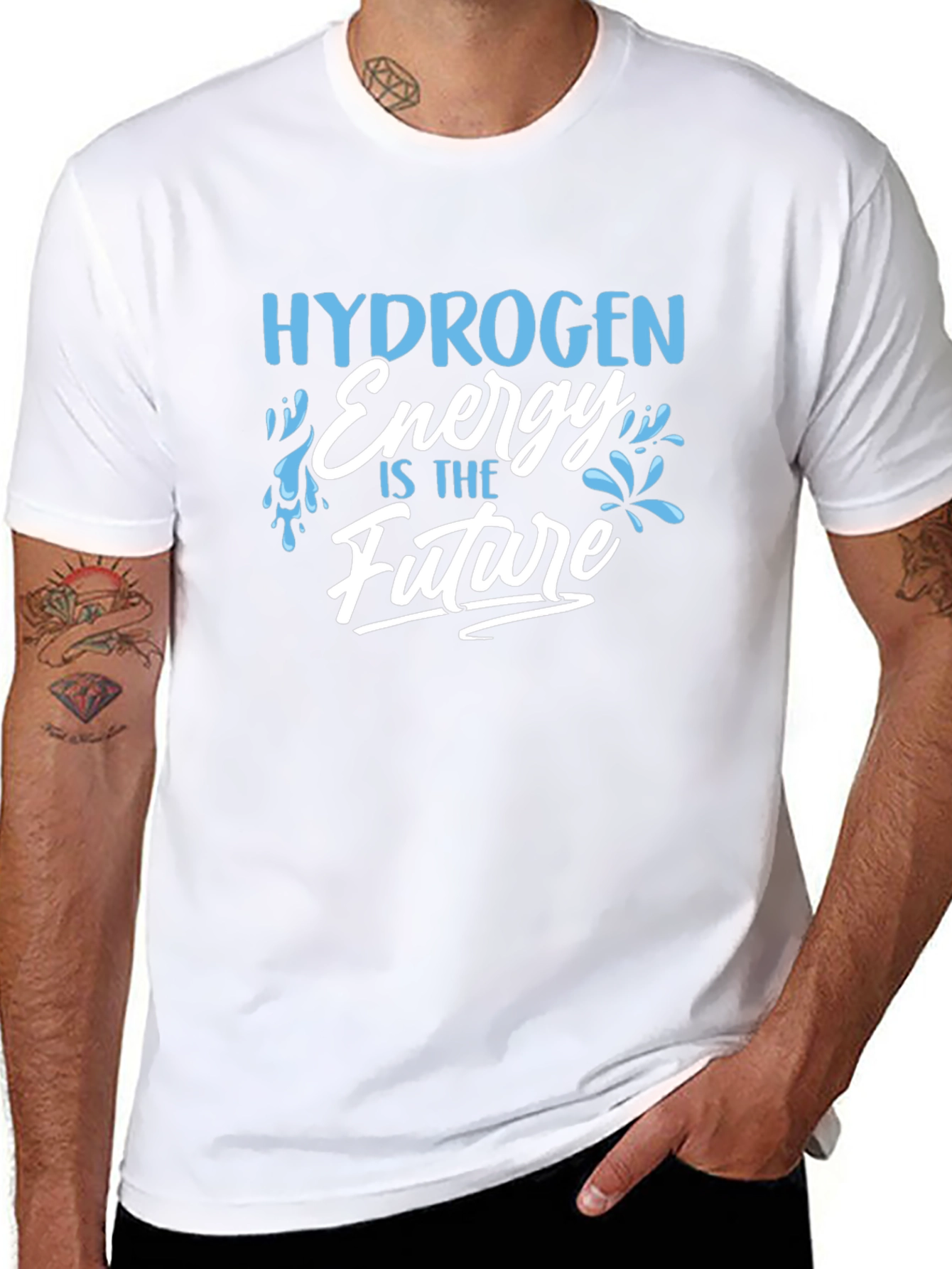 Hydrogen Energy Future Graphic Tee - Black