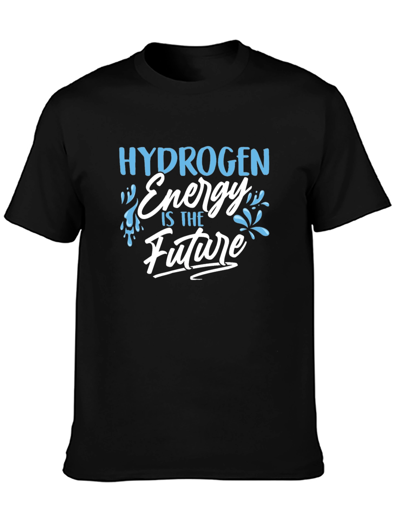 Hydrogen Energy Future Graphic Tee - Black