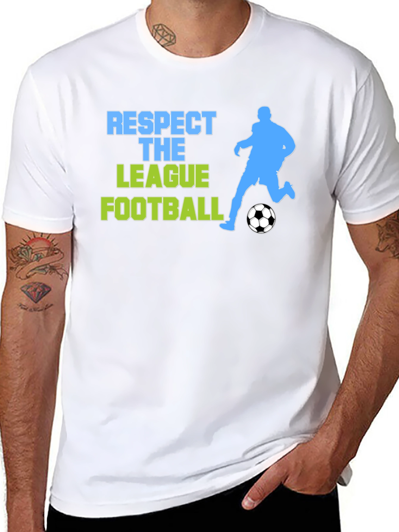 Respect the League Football T-Shirt