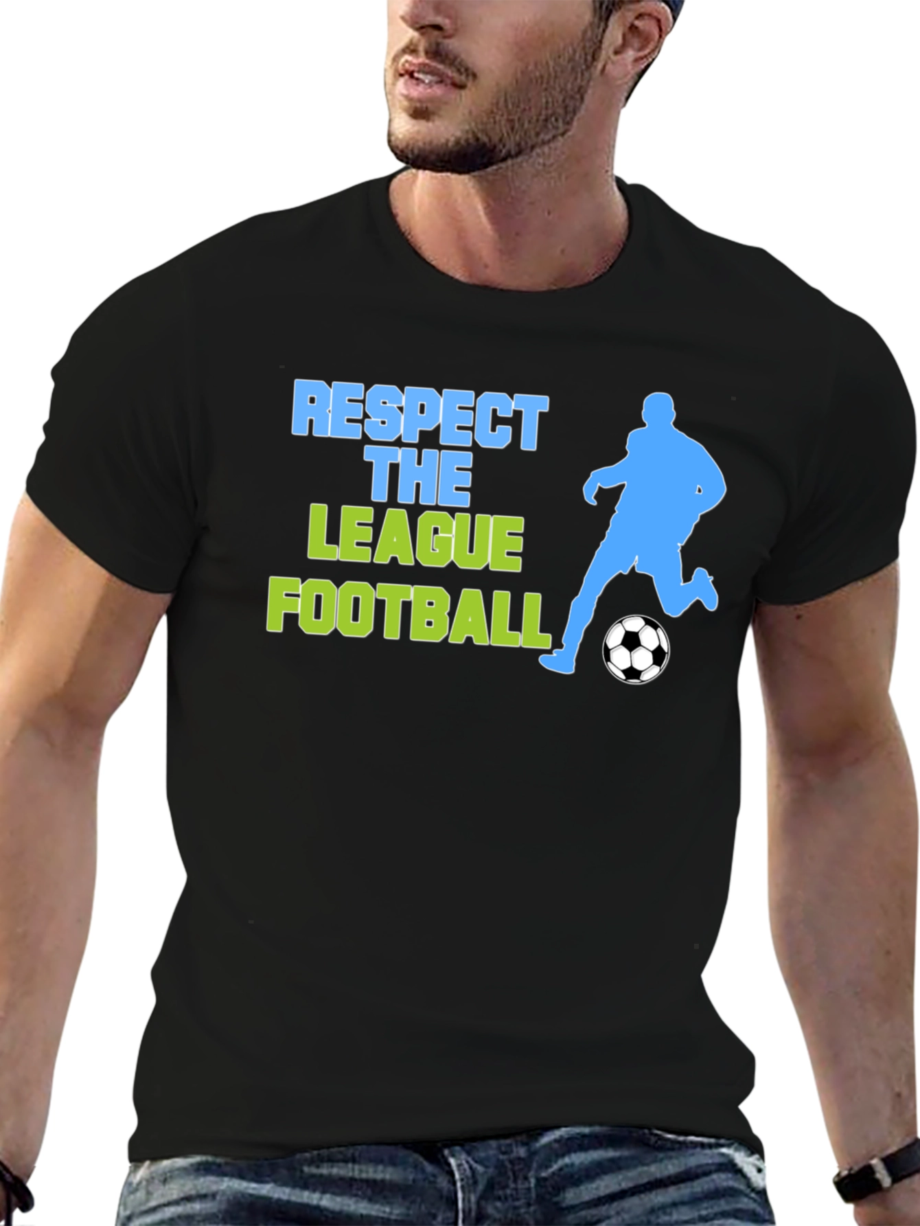 Respect the League Football T-Shirt