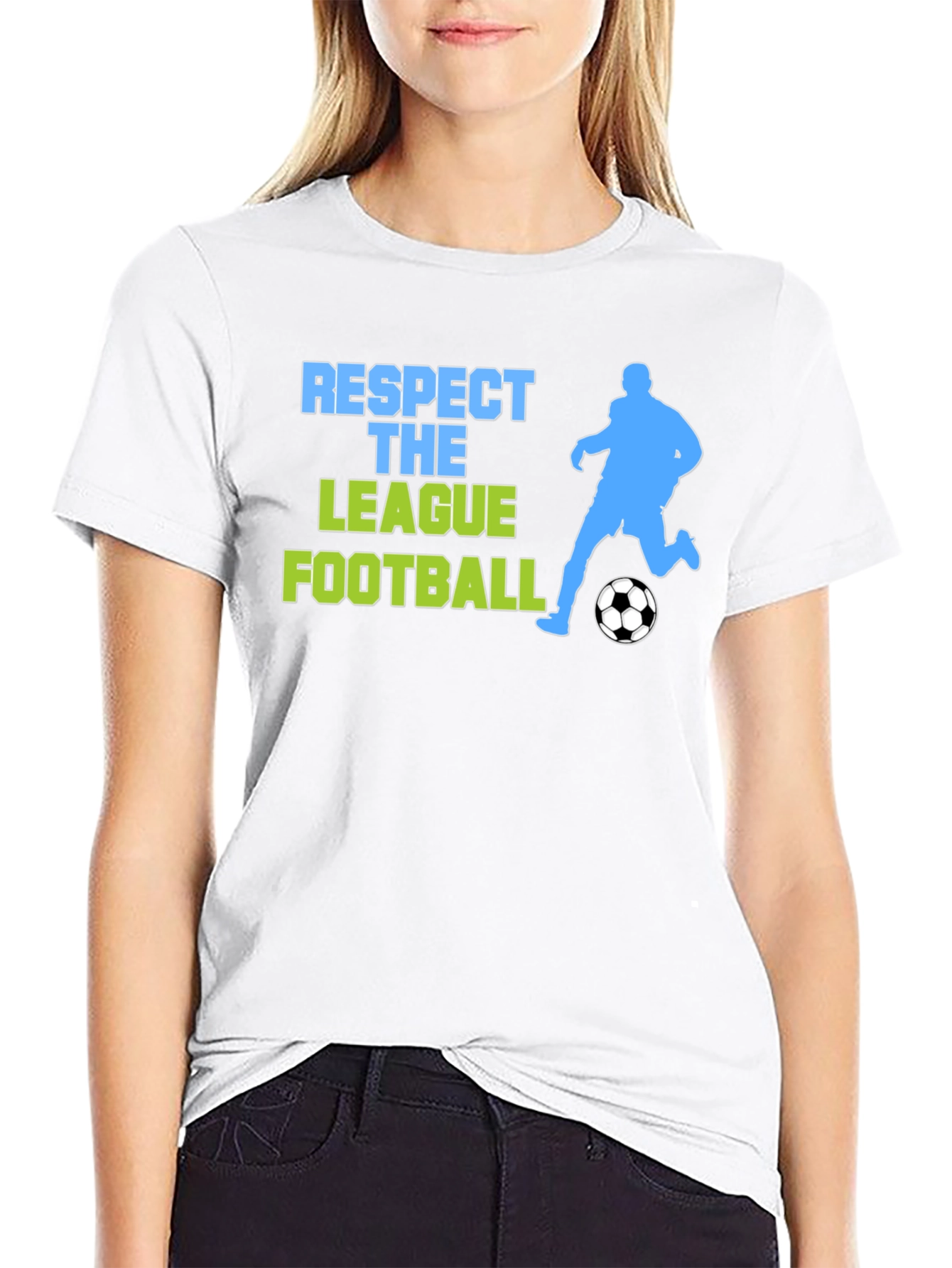 Respect the League Football T-Shirt