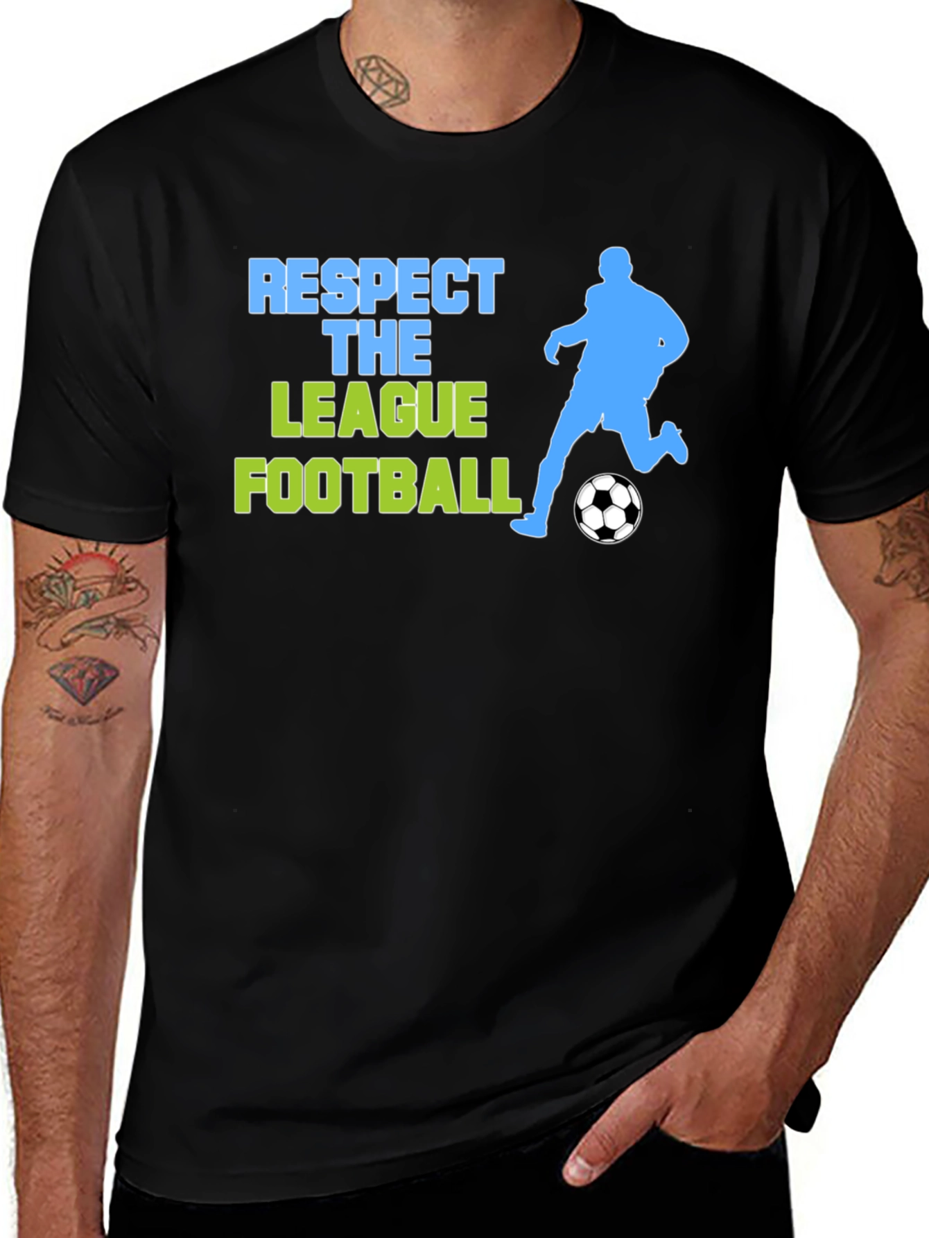 Respect the League Football T-Shirt