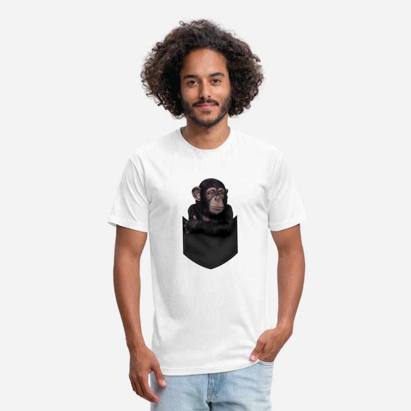 Baby Chimpanzee In Pocket Great Apes Africa