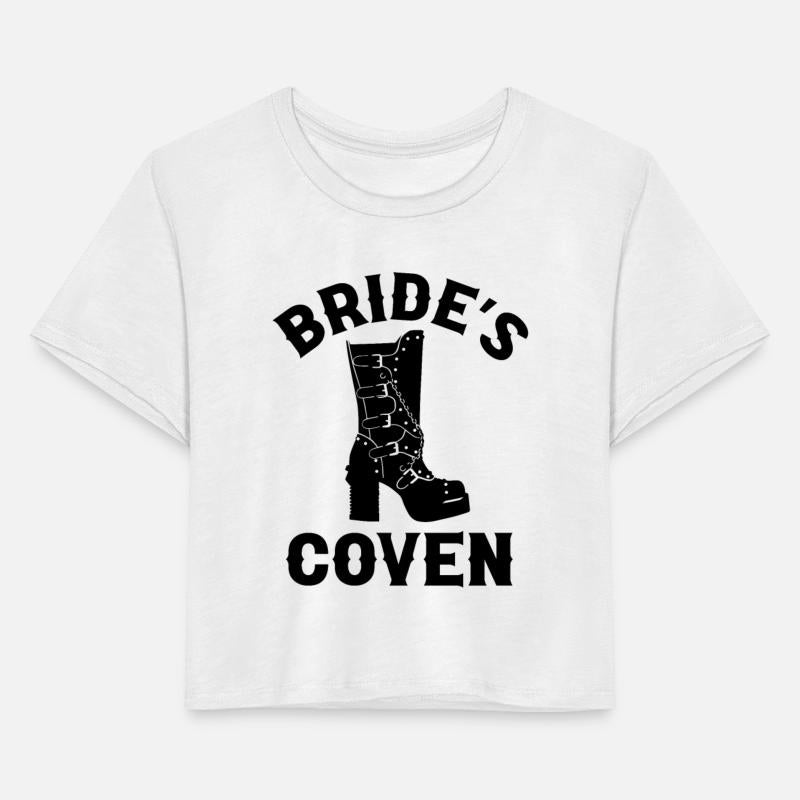 Bachelorette Party Brides Coven Black Boot Design