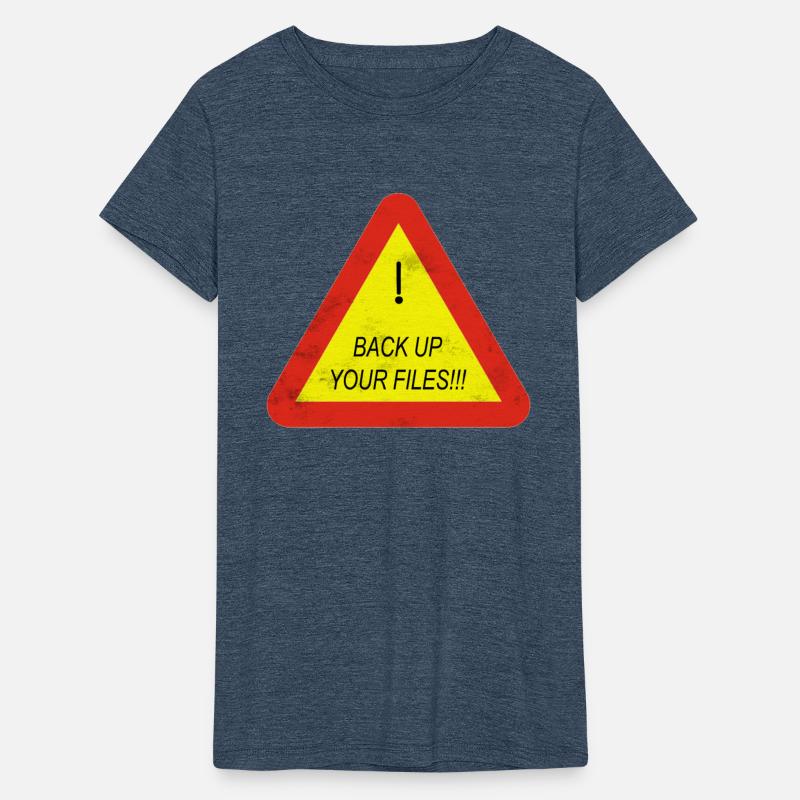 Back Up Your Files - Warning Sign