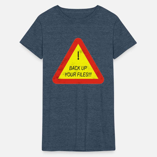 Back Up Your Files - Warning Sign